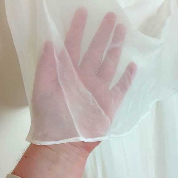 Renz Bridal Chiffon Wedding Dress - Picture 4 of 6